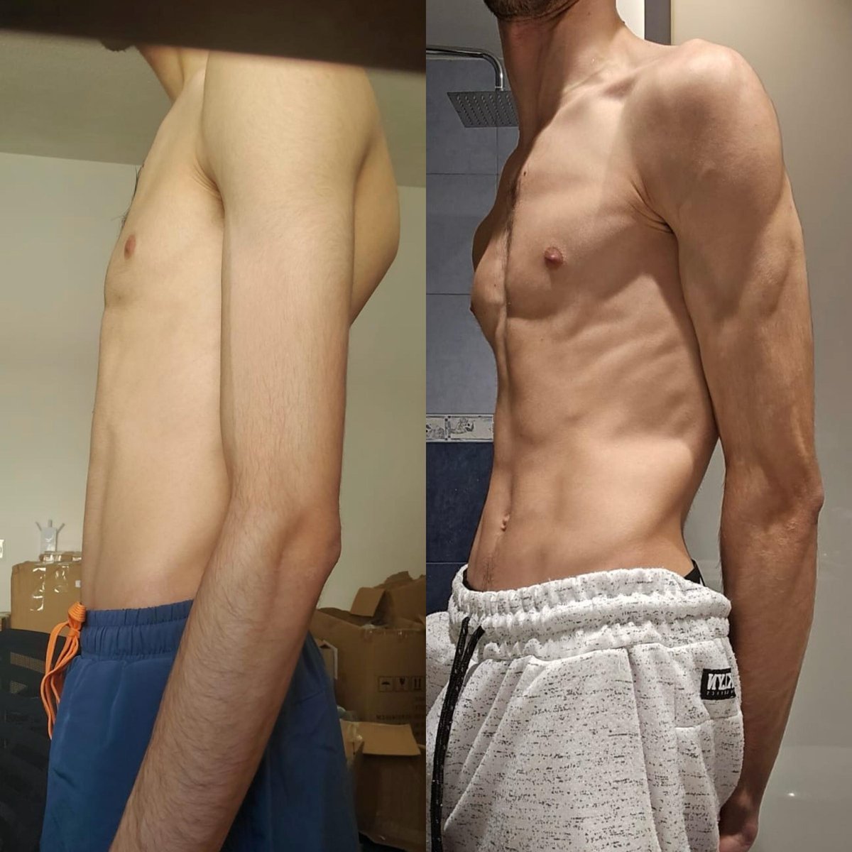 Transformación antes y después, caso 1